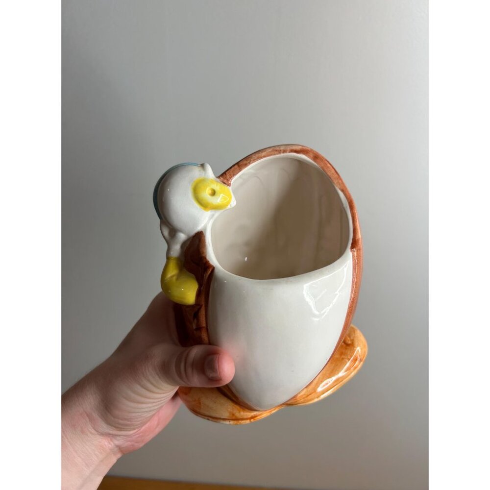 Vintage Relpo anthropomorphic football planter ceramic cute - Picture 3 of 6